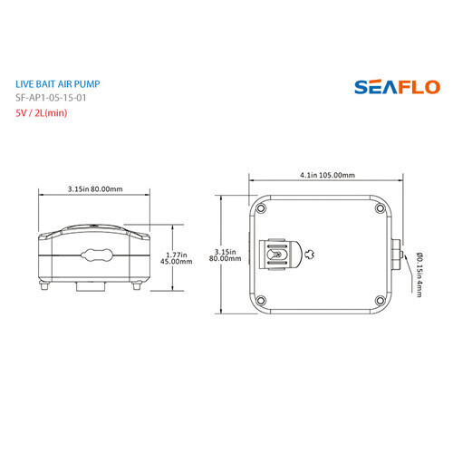 라이브베이트용 에어펌프(SF-AP1-05-15-01)